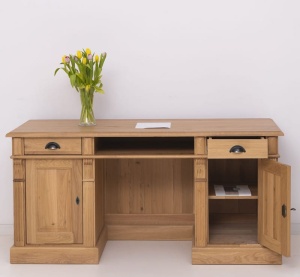Set mobilier de birou Indiana din lemn masiv stejar - Img 9