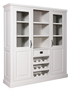 Bufet cu vitrina dining Harmony 2 usi 1 sertar 157 cm