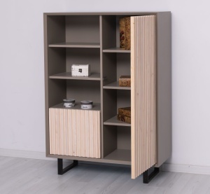 Bufet living Piannova cu 2 usi lemn masiv + mdf - Img 5