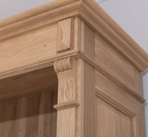 Set mobilier de birou Indiana din lemn masiv stejar - Img 6