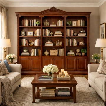 Biblioteca clasica Imperial Lux model Sofia 262 x 40 x 244 cm