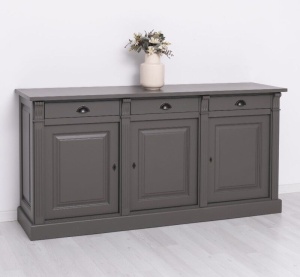 Bufet Provance lemn masiv, 3 usi si 3 sertare, 179 x 51 x 90 cm