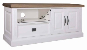 Comoda TV Harmony Oak 2 usi si 1 sertar - Img 2