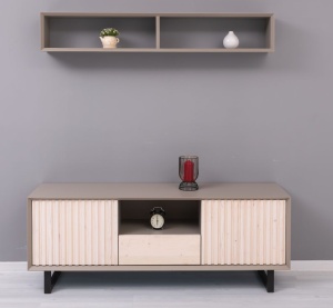 Etajera de perete living Piannova material mdf, 150 x 20 x 25 cm - Img 4