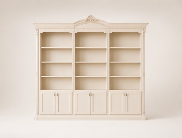 Biblioteca clasica Imperial Lux model Sofia Crem, 262 x 40 x 244 cm - Img 2