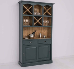 Bufet dining / bar Provance din lemn masiv 120 cm - Img 4