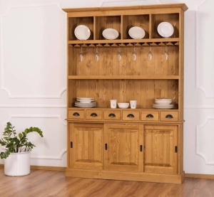 Bufet mobilier de Bar lemn masiv Provance 151 cm - Img 3