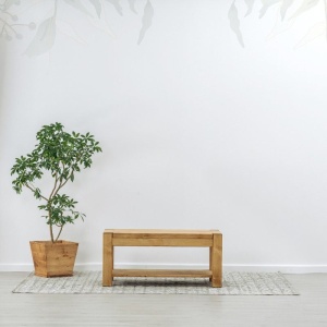 Masuta de cafea Heritage din lemn masiv 100 x 50 x 45 cm - Img 3