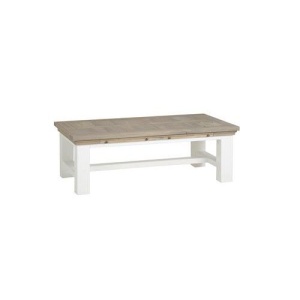 Masuta de living Country cu blat stejar masiv, 135 x 75 x 45 cm - Img 3