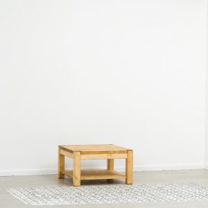 Masuta de living Heritage din Lemn masiv 80 x 80 x 45 cm - Img 4