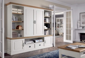 Mobilier TV Harmony Oak cu 2 usi culisante, 250 cm - Img 5
