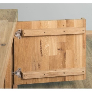 Set mobila living Indiana din lemn masiv de stejar, 3 piese mobilier - Img 7