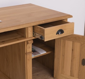 Set mobilier de birou Indiana din lemn masiv stejar - Img 10