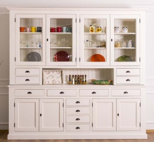 Bufet mare dining Provance lemn masiv, 245 x 47 x 225 cm
