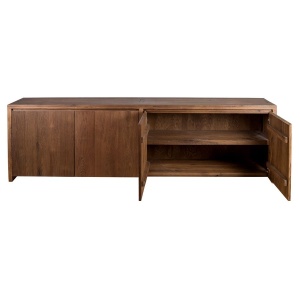 Bufet Terrano Lemn Masiv stejar cu 4 usi, 229 x 46 x 71 cm - Img 3