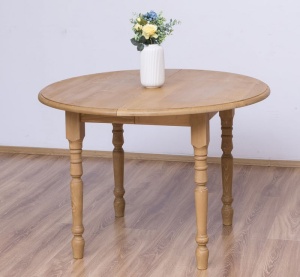 Masa rotunda extensibila lemn masiv Provance 116 /198 cm