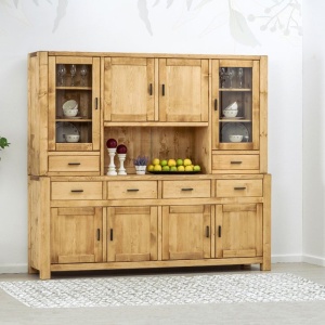 Bufet dining Heritage cu 8 usi si 6 sertare din lemn masiv