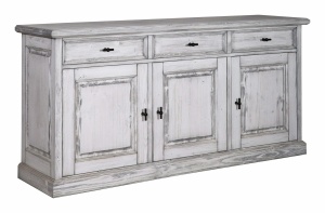 Bufet lemn masiv Woodcraft cu 3 usi si 3 sertare - Img 3