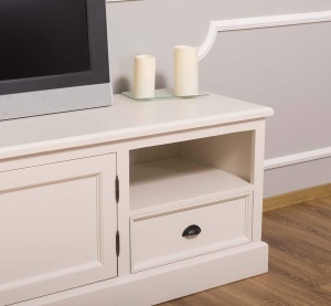 Comoda TV Provance cu 2 usi si 1 sertar lemn masiv 160 cm - Img 2