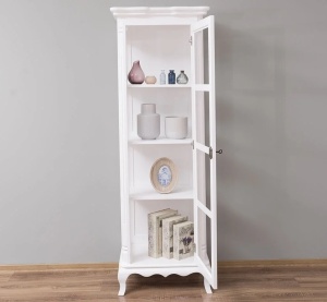Corp Vitrina Shabby Provance cu 1 usa lemn masiv - Img 5