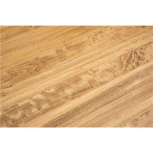 Masa extensibila Artisan 140/240 cm, alb + natur antichizat, lemn masiv tei - Img 6