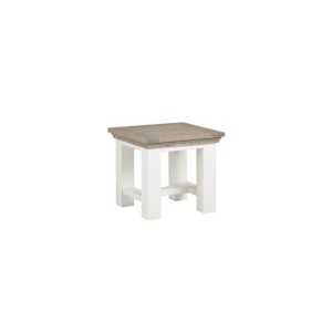 Masuta de cafea Country cu blat stejar masiv, 60 x 60 x 55 cm - Img 2