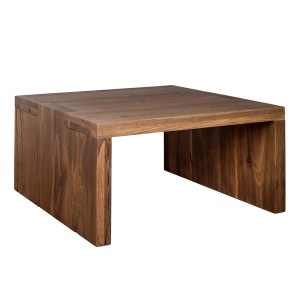 Masuta de living Terrano din Lemn Masiv de Stejar, 51 x 51 x 51 cm
