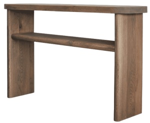 Masuta de perete Side Oak, stejar masiv, 120 x 35 x 76 cm - Img 3