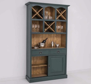 Bufet dining / bar Provance din lemn masiv 120 cm - Img 5