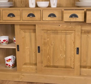 Bufet mobilier de Bar lemn masiv Provance 151 cm - Img 4