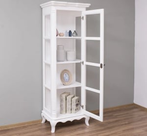 Corp Vitrina Shabby Provance cu 1 usa lemn masiv - Img 4