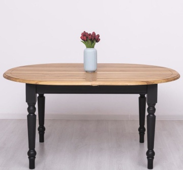 Masa ovala extensibila Provance cu blat stejar masiv, 160/200, 180/220 sau 210/250 cm
