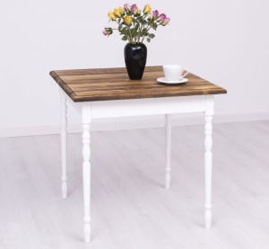 Masa Provance lemn masiv model Julia 80 cm - Img 2