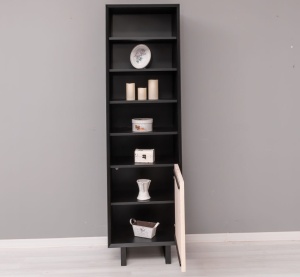 Set living Piannova cu 4 piese din lemn masiv + mdf negru, personalizabil - Img 5