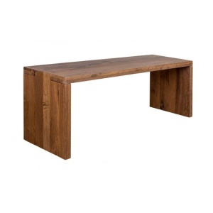 Bancuta Terrano din Lemn Masiv Stejar, 122 x 38 x 46 cm