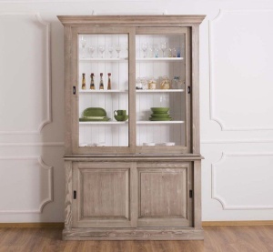 Bufet dining Provance 4 usi culisante lemn masiv 141 cm