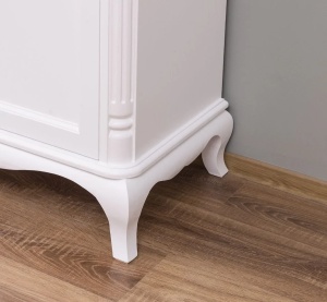 Bufet Shabby Provance 2 usi si 3 sertare lemn masiv 158 cm - Img 3
