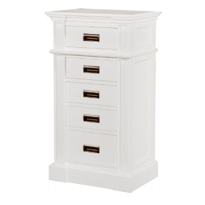 Comoda Retro Charm cu 5 sertare lemn masiv, 60 cm