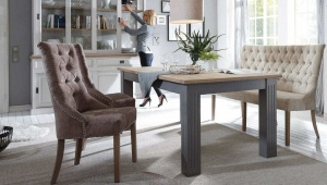 Masa dining Harmony model Kubic Oak 160 x 90 cm - Img 3