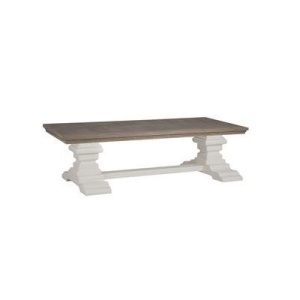 Masuta de cafea Country cu blat din stejar masiv, 135 x 75 x 45 cm - Img 2
