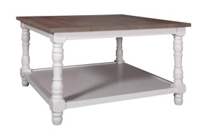 Masuta de cafea Harmony lemn masiv, 80 x 80 cm - Img 2
