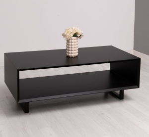 Set living Piannova cu 6 piese din lemn masiv + mdf negru, personalizabil - Img 8