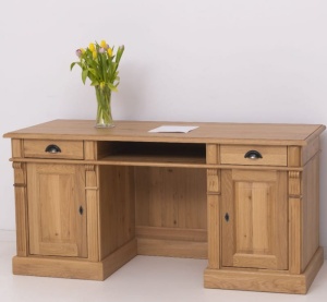 Set mobilier de birou Indiana din lemn masiv stejar - Img 8