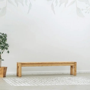 Bancuta Heritage din lemn masiv nuanta naturala 160 cm