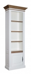 Biblioteca Harmony Oak cu spatiu TV din lemn masiv 286 cm - Img 4