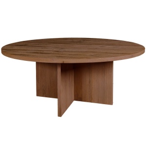 Masa Rotunda Terrano Lemn Masiv Stejar, 183 x H 76 cm - Img 2