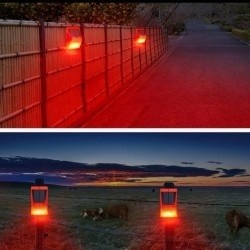 Alarma solara cu lumina de avertizare, senzor de miscare si telecomanda - Img 5