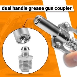 Cap gresor, cupla rapida pentru pompa gresare, set cu furtun, 10000 PSI, 90mm - Img 3