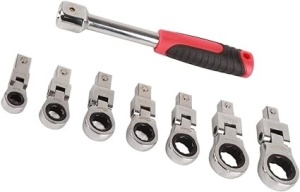 Cheie combinata clichet cu capete 8 interschimbabile cu diametru variabil 8mm-19mm