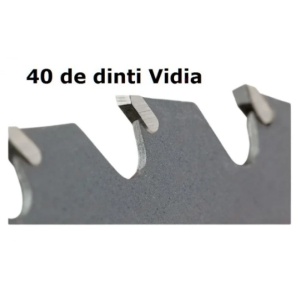 Disc motocoasa NR 9, 230 X 40T, cu videa si ARIPIOARE, MX628 - Img 3